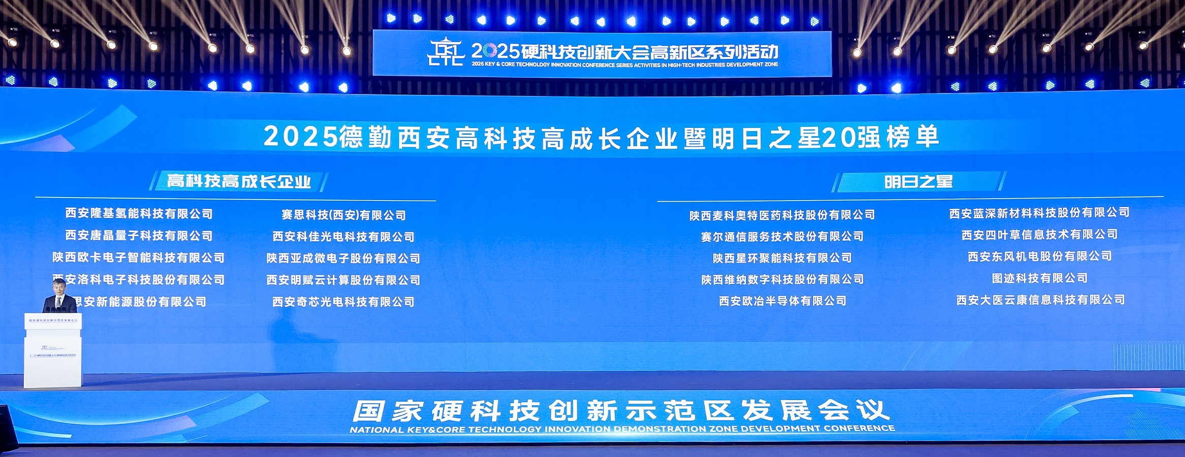 喜讯 | 四叶草安全荣登2025西安高科技高成长明日之星20强榜单!